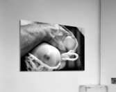 Nude Breasts - Left Hand Hold Left Breast Acrylic Print