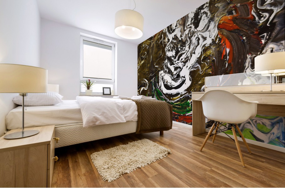 Hell dog Mural print