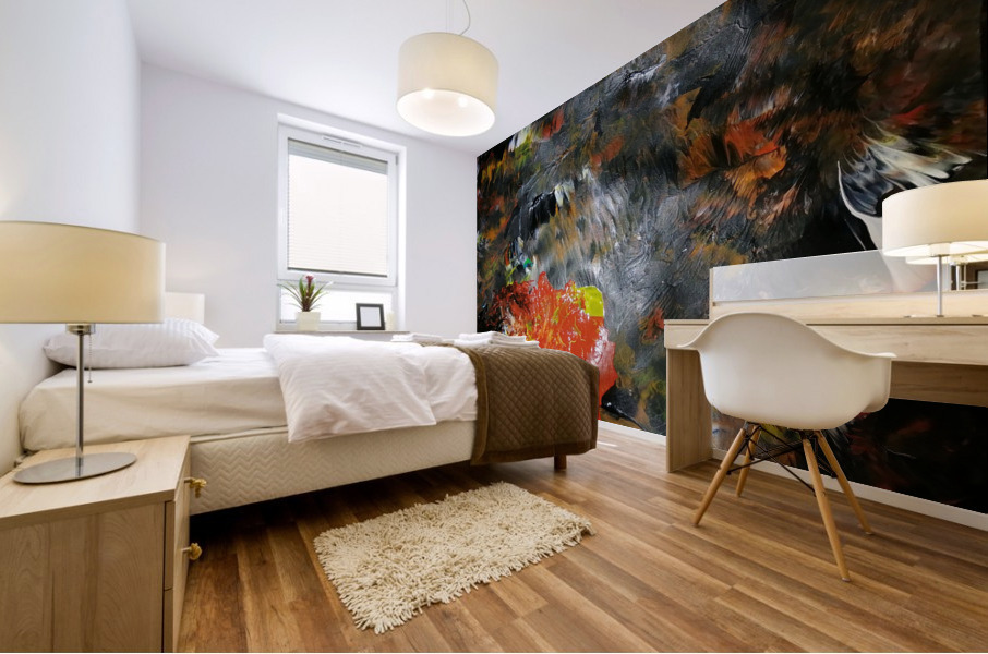 wolf Mural print