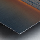 Fort Ebey beach ICM sunset Metal print