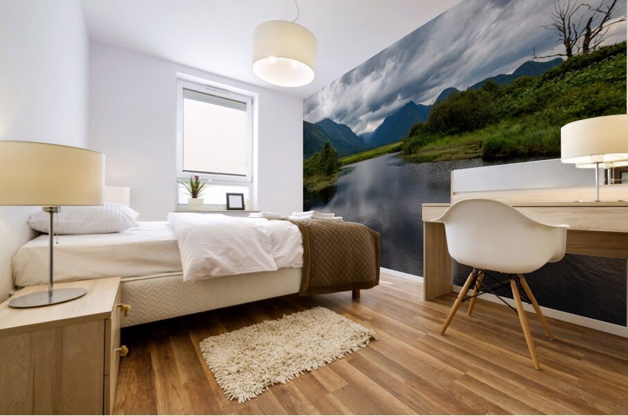 Heron cove Pitt lake B.C Mural print