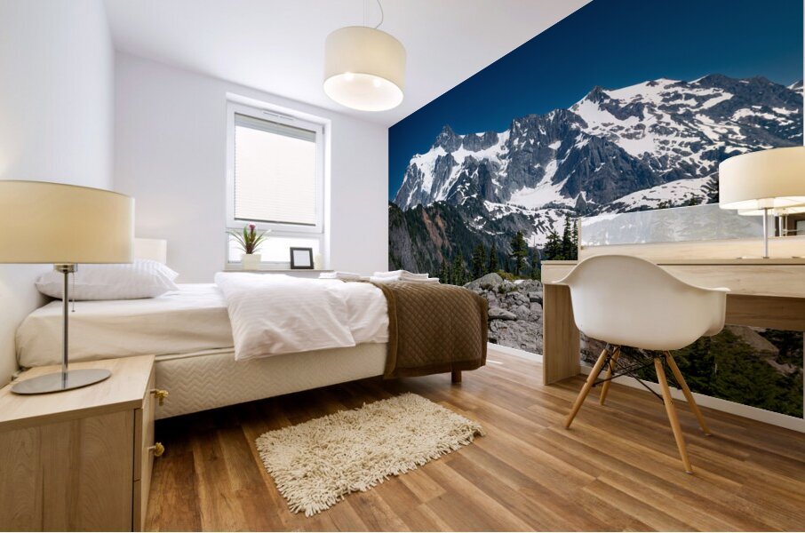 Mt.ShuksanMt Baker Washington State USA Mural print