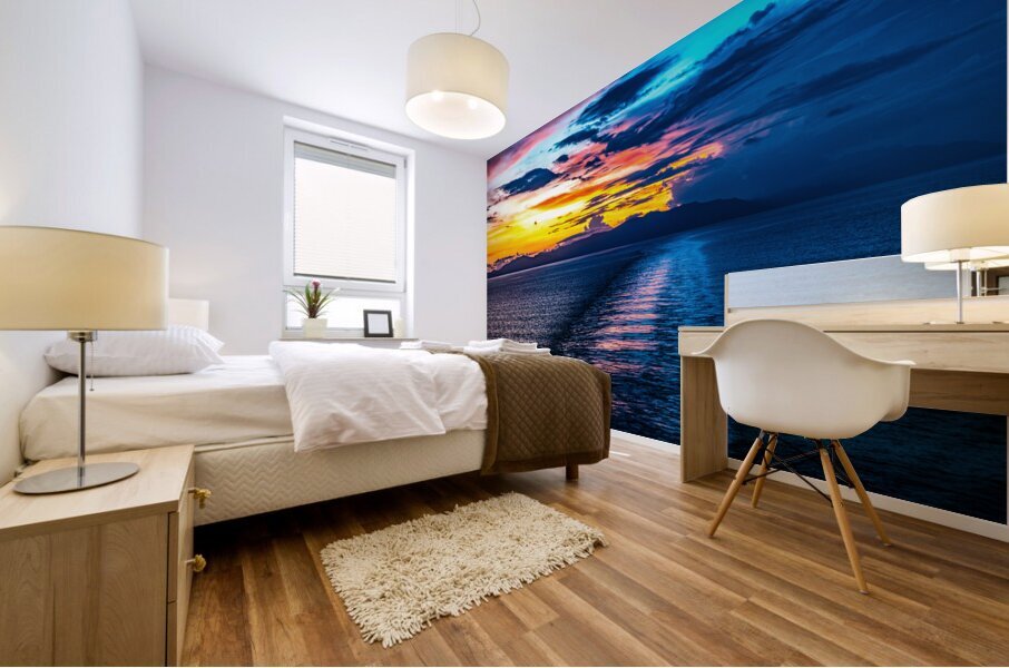 Sunset Solomon Islands Impression murale