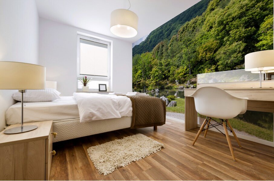 Tenryu ji Temple Gardens Kyoto Mural print