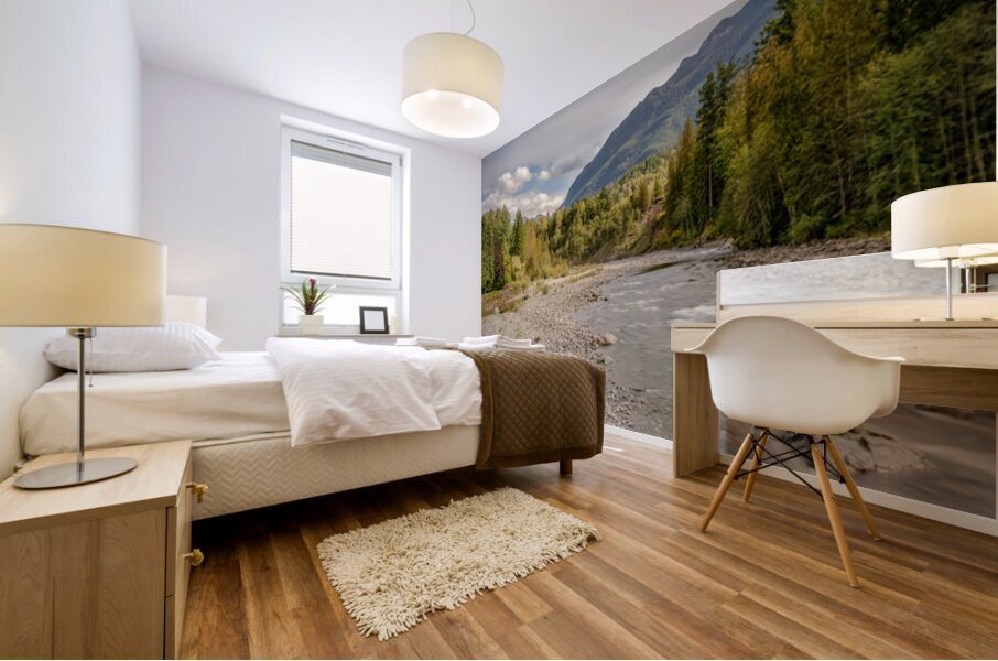 Chilliwack River British Columbia Mural print