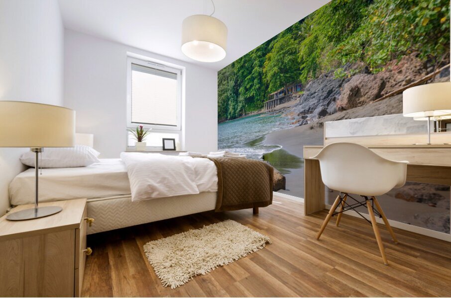 Beach at La Tahiti Pepeete Tahiti Mural print