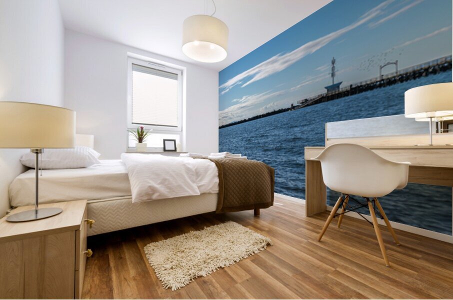 White Rock British Columbia Pier Impression murale