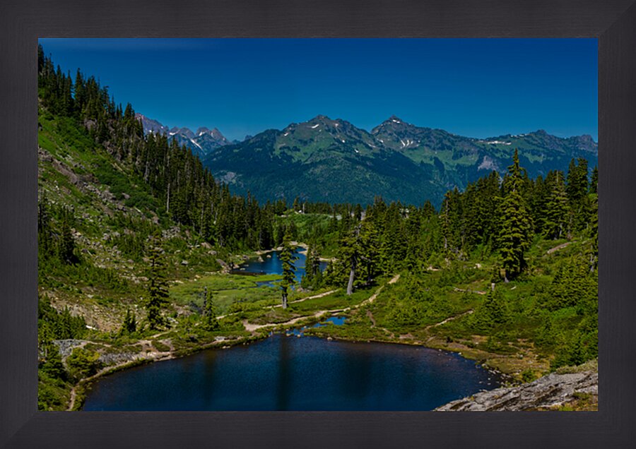 Bagley Lakes at Mt Baker Washington State USA Impression et Cadre photo