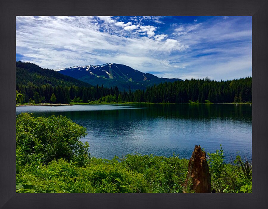 Lost Lake Whistler Picture Frame print