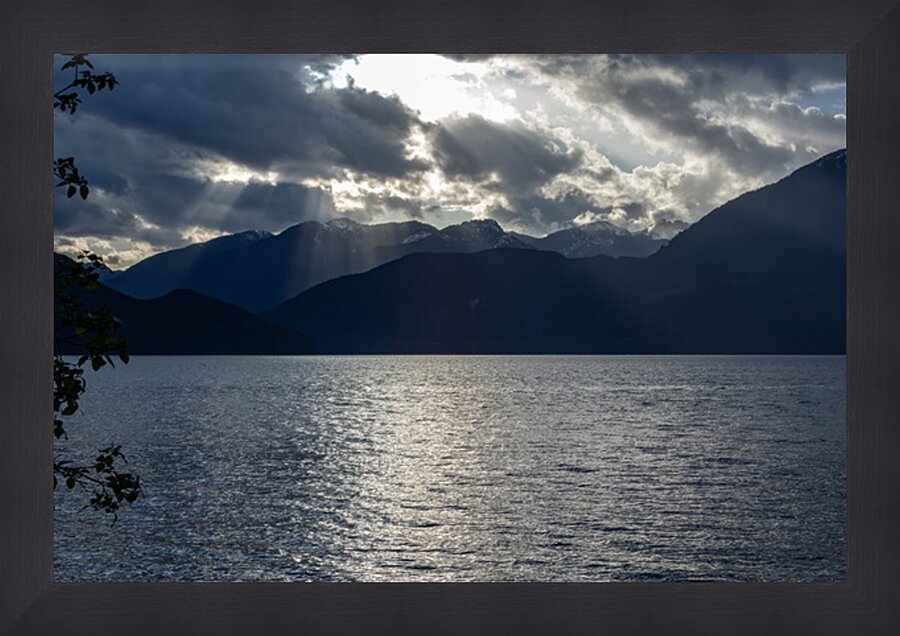 Porteau Cove howe sound British Columbia Picture Frame print