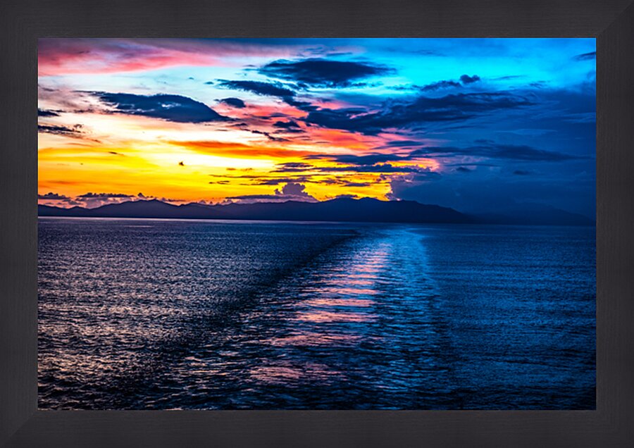 Sunset Solomon Islands Impression et Cadre photo