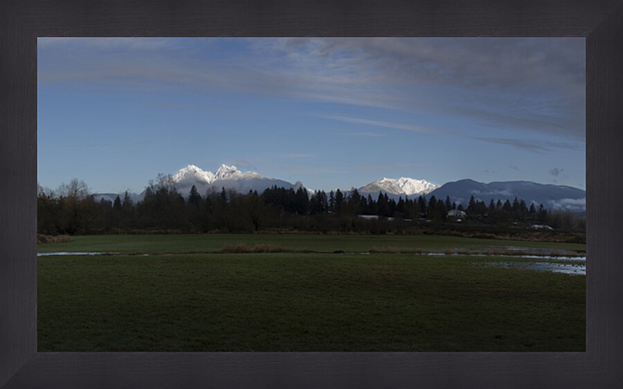 Pano Golden Ears Mountain British Columbia Picture Frame print