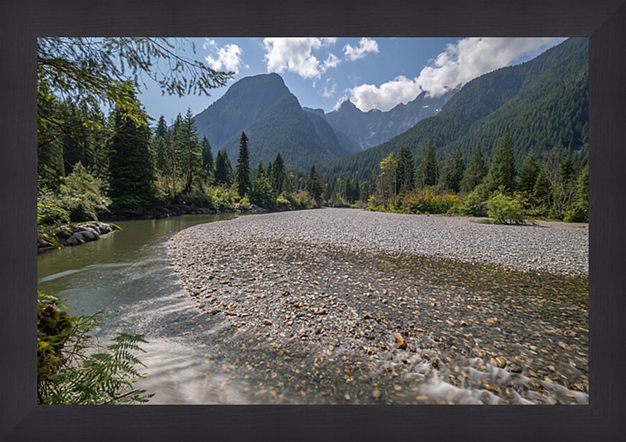 Gold Creek Golden Ears Provincial Park British Columbia Picture Frame print