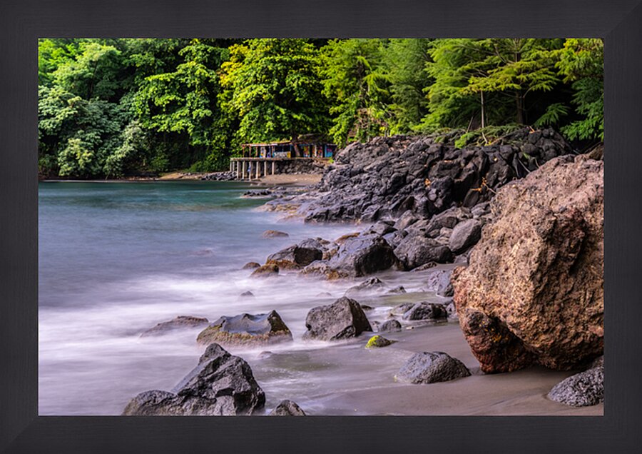 Beach at La Tahiti Pepeete Tahiti 3 Picture Frame print