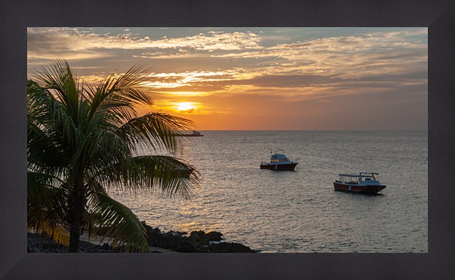 Grand Cayman Island Picture Frame print
