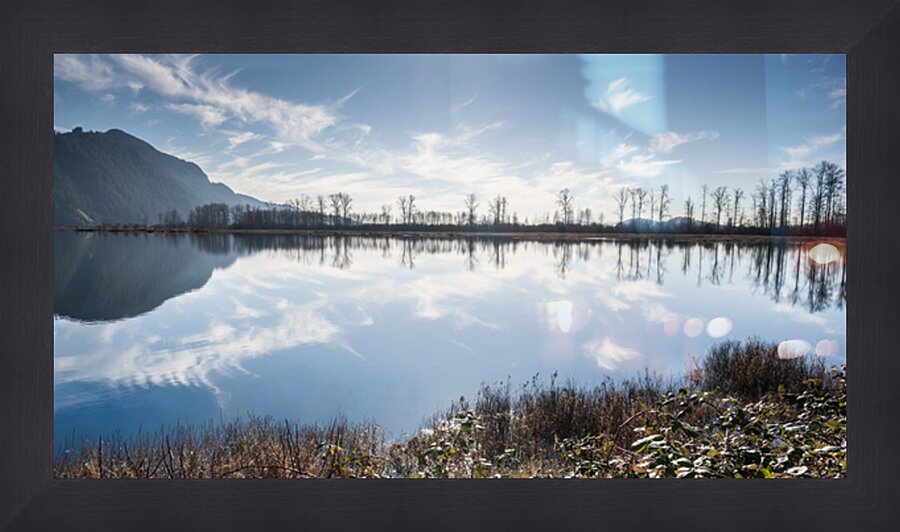 Pitt Lake British Columbia Picture Frame print