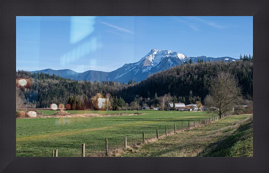 Dyke trail Agassiz British Columbia Canada Picture Frame print