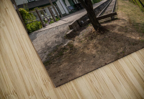 Fort Langley CN Train Station Fort Langley B.C Canada Randy Roy Photography puzzle