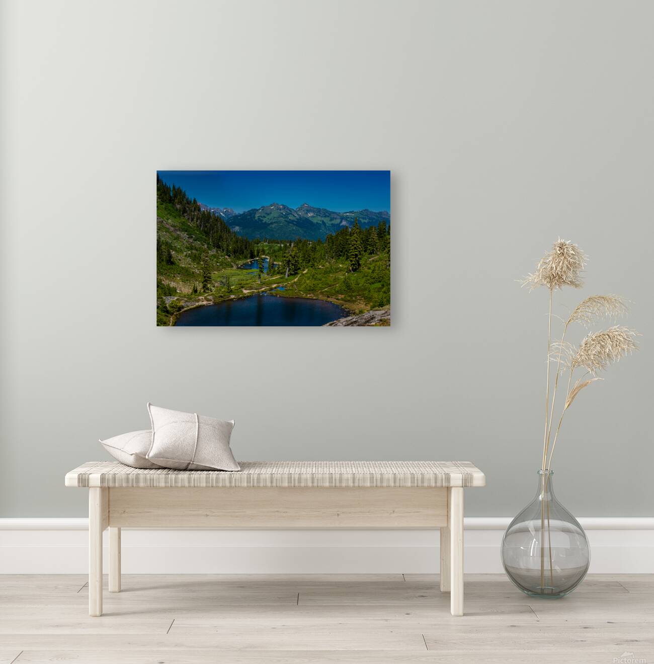 Bagley Lakes at Mt Baker Washington State USA Reproduction