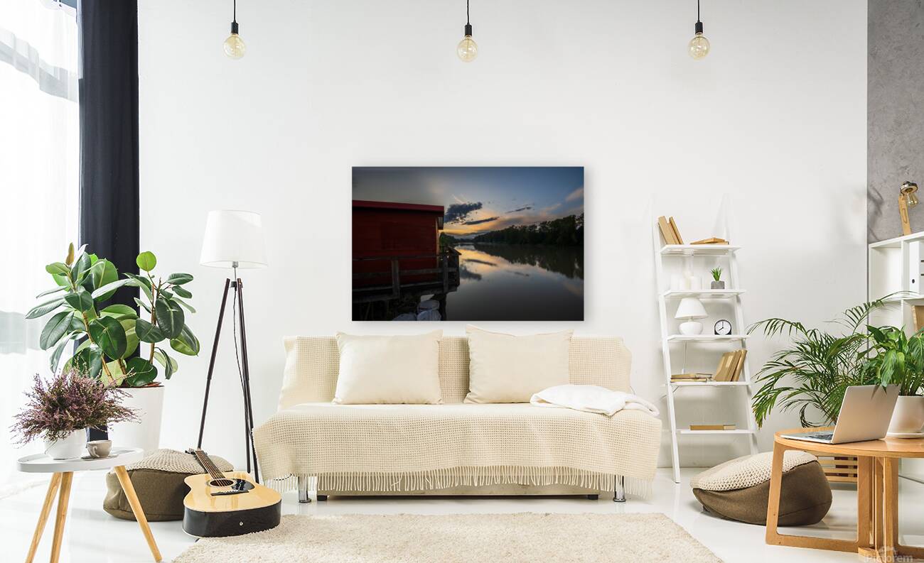 Sunset Fort Langley British Columbia 2 Reproduction