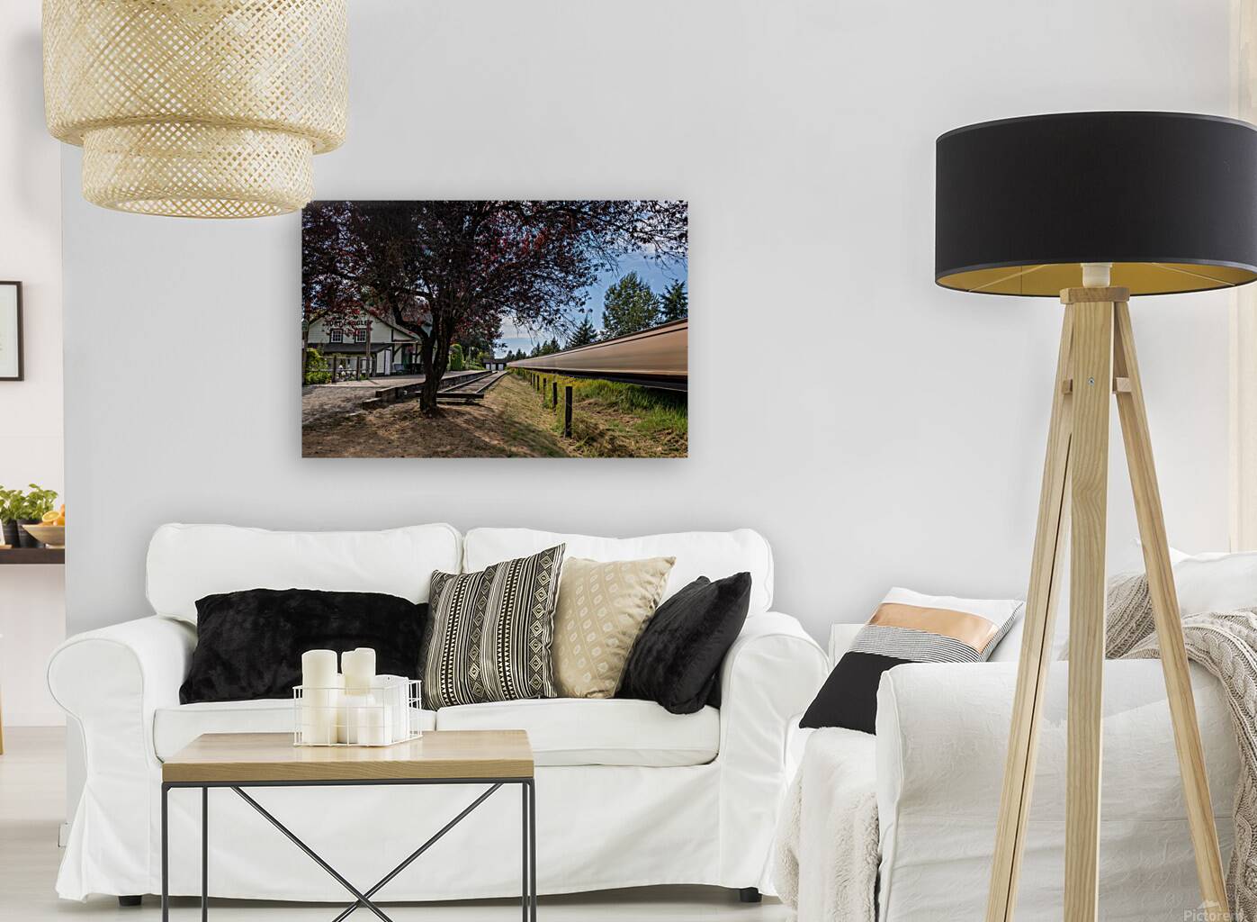 Fort Langley CN Train Station Fort Langley B.C Canada Reproduction