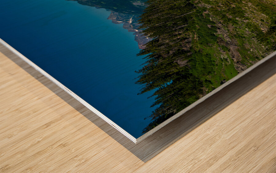 Bagley Lakes at Mt Baker Washington State USA Impression sur bois