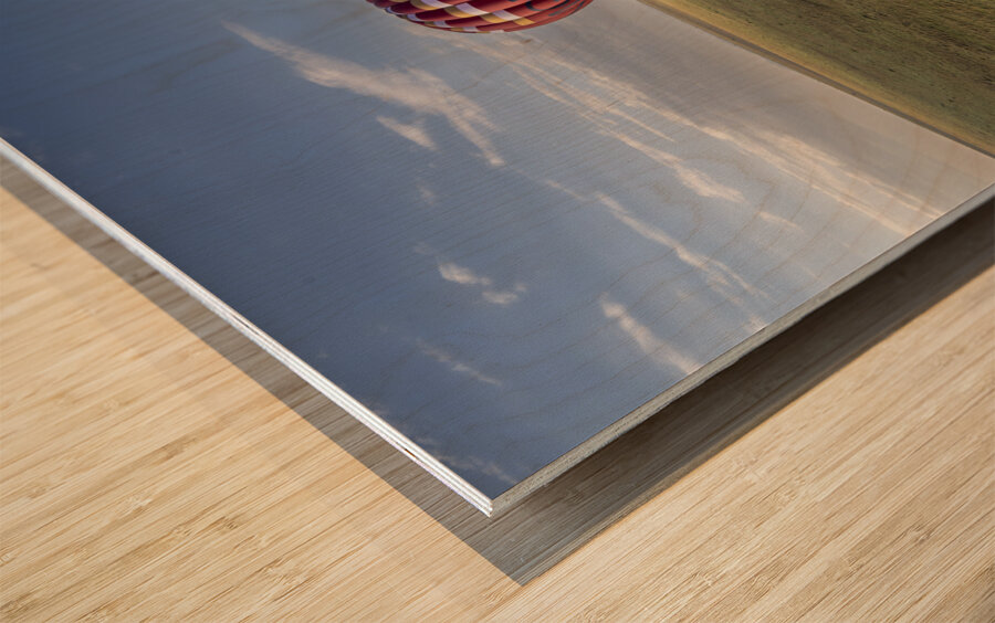  Hot air balloon Masai Mara Valley Africa Wood print