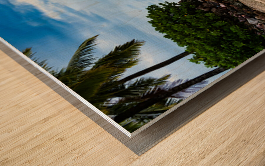 Likuliku water bungalows Impression sur bois