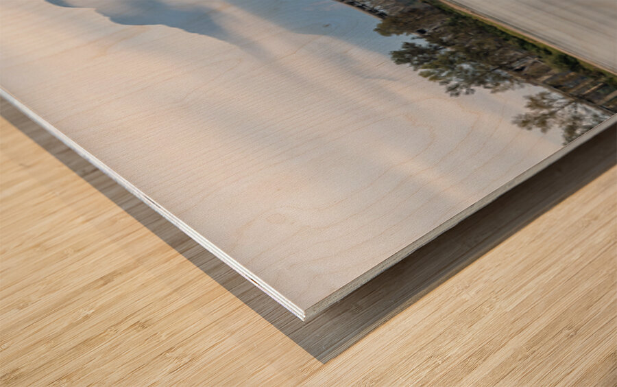 Agassiz Bridge Agassiz British Columbia Wood print