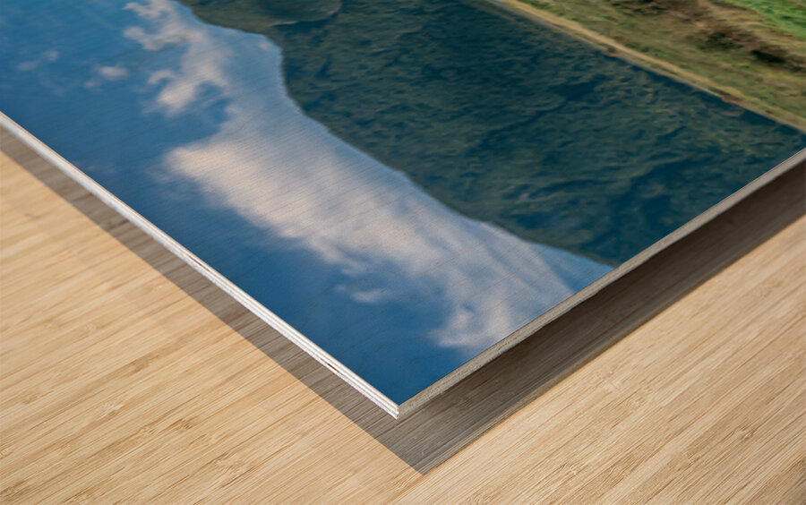 Pitt Lake British Columbia  Impression sur bois