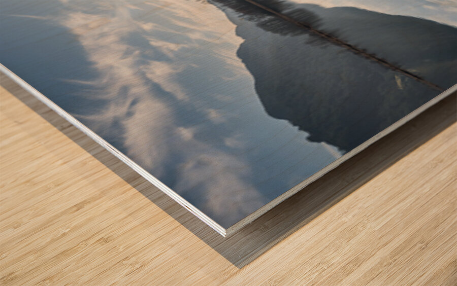 Pitt Lake British Columbia Wood print