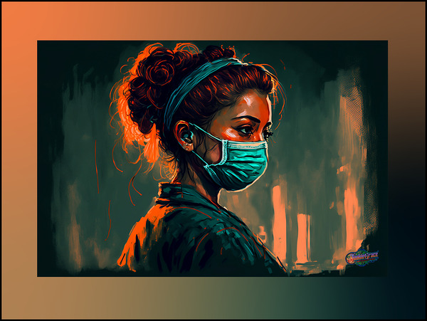 Concerned Nurse   Digital Download