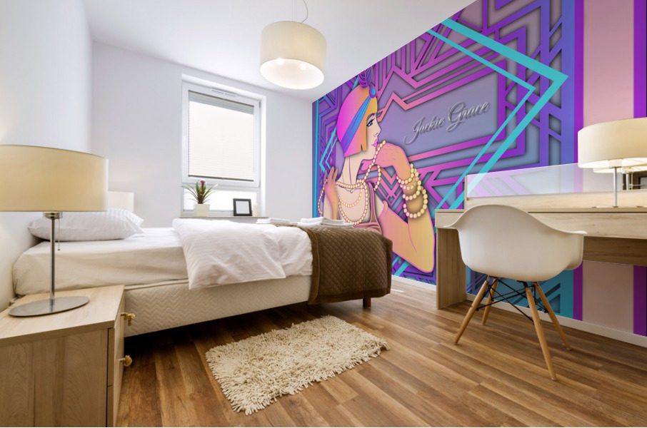Jazzy Kazzy Mural print