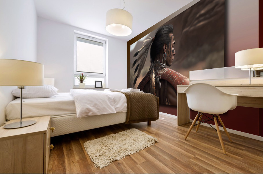 Young Chief Mural print