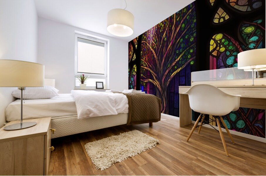Tree of Creativity Mural print