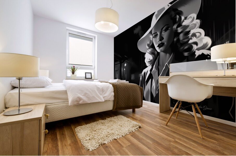 Spy Girl 1 Mural print