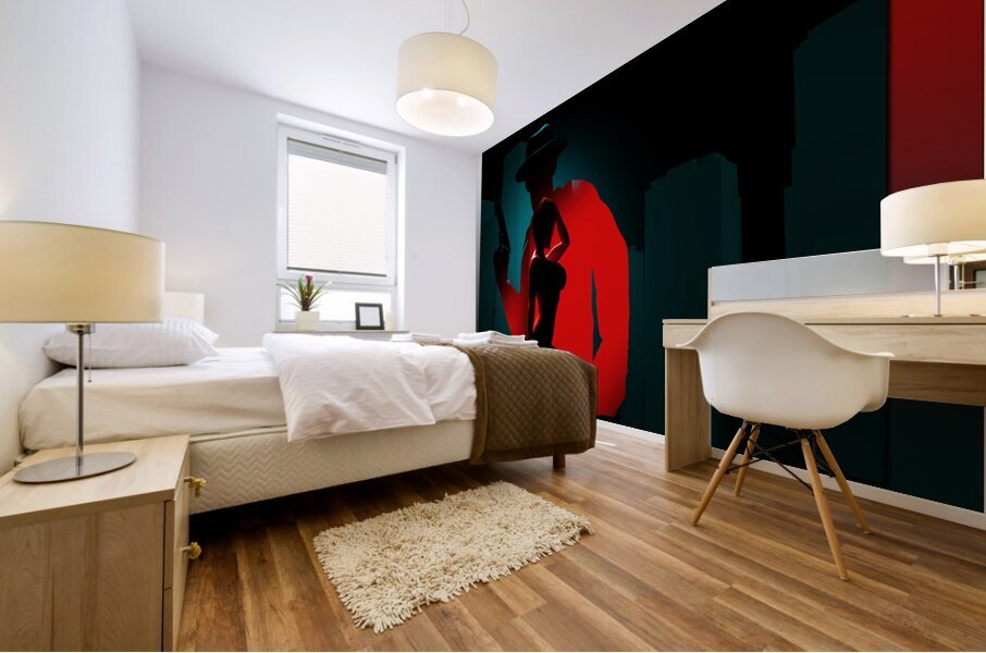 Sexy Flirt   Mural print