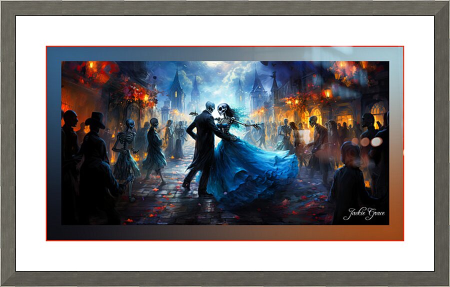 Day of the Dead Dance Picture Frame print