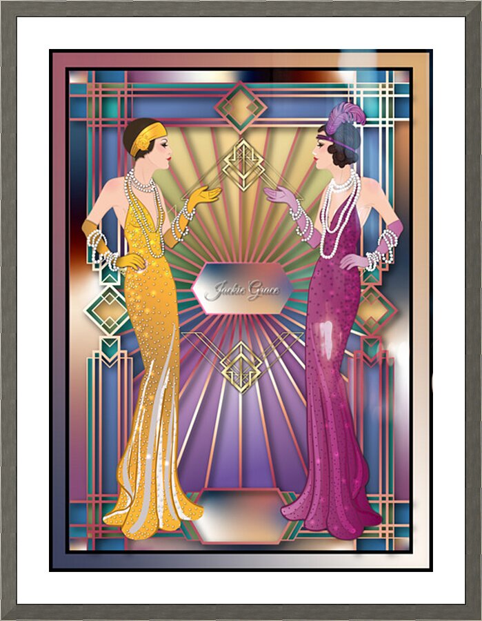 Sistas Steppin Out Picture Frame print