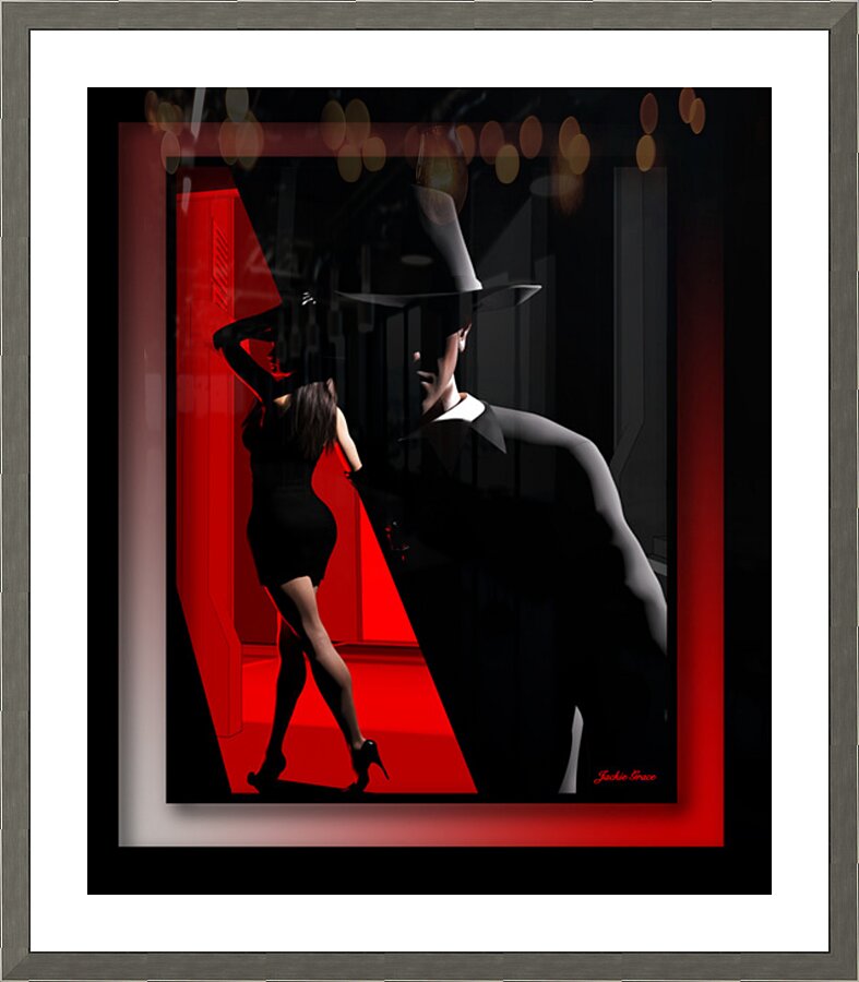 Noirs Double Trouble Picture Frame print