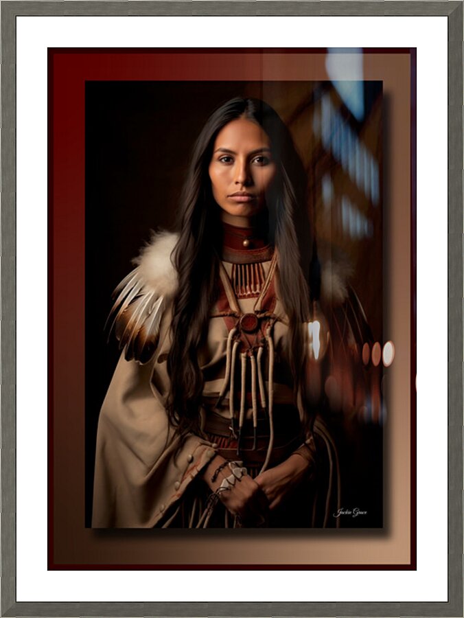 Native Daughter Picture Frame print
