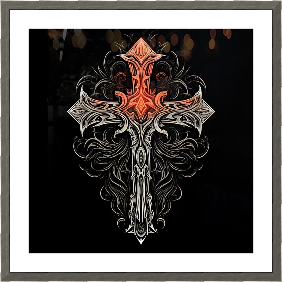 Spiritual Cross 07  Impression et Cadre photo