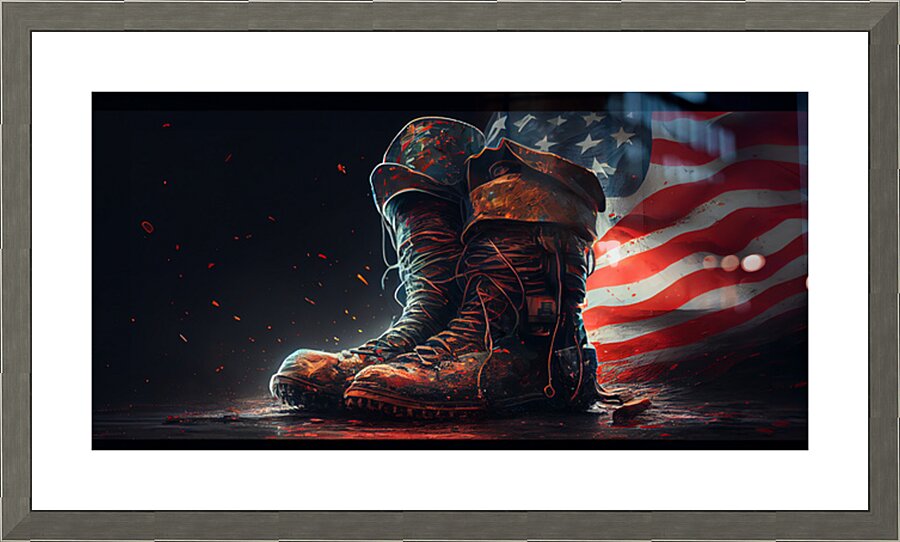 Boots On The Ground 1 Picture Frame print
