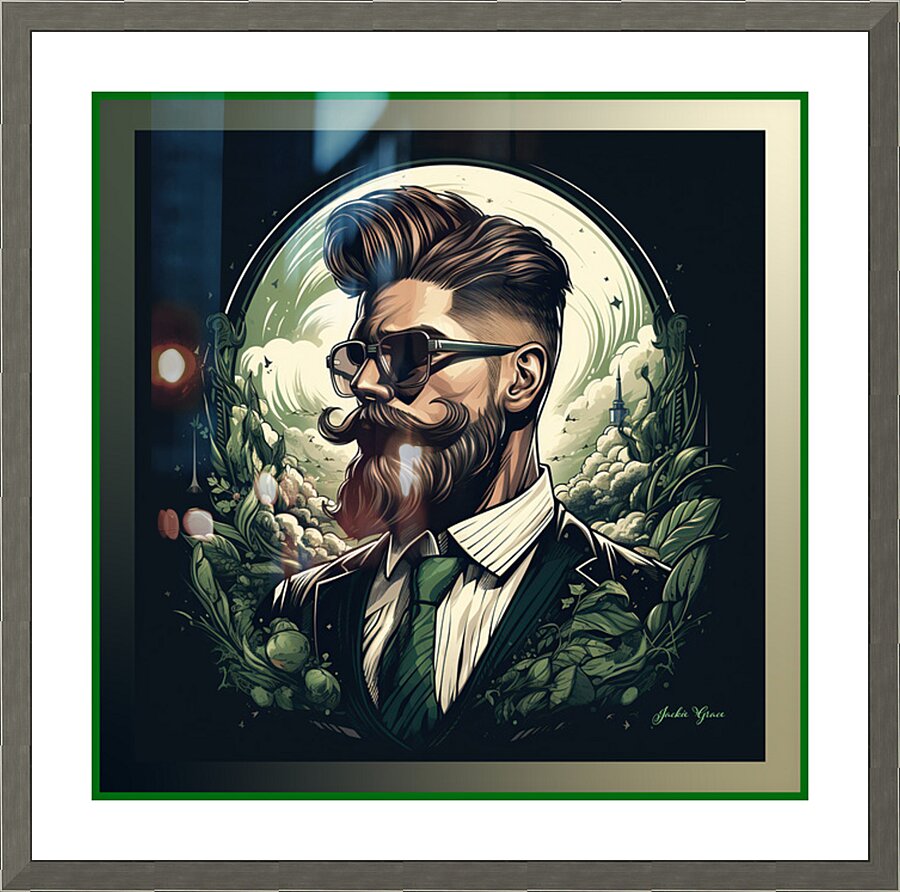 Modern Gentleman   Picture Frame print
