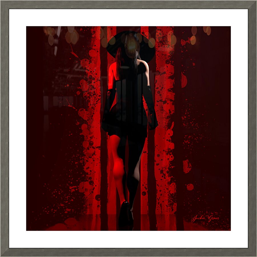 Legs Out On The Prowl  Picture Frame print