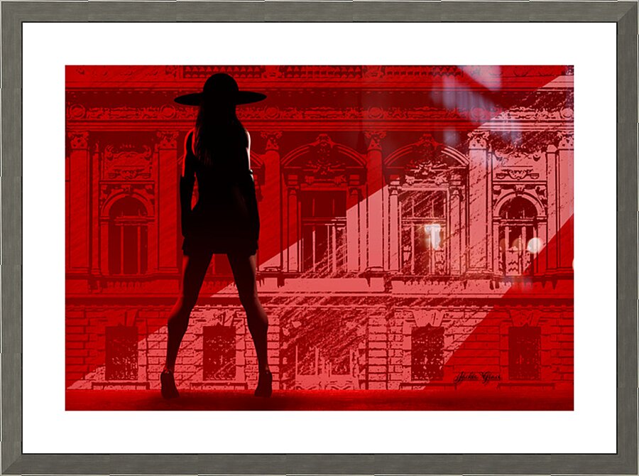 Brownstone Arrival   Picture Frame print