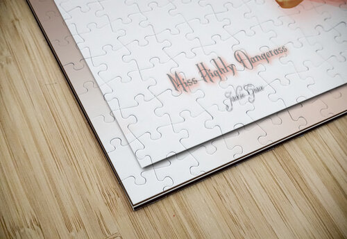 Highly Dangerass Nude PinUp in Peach Jackie Grace puzzle