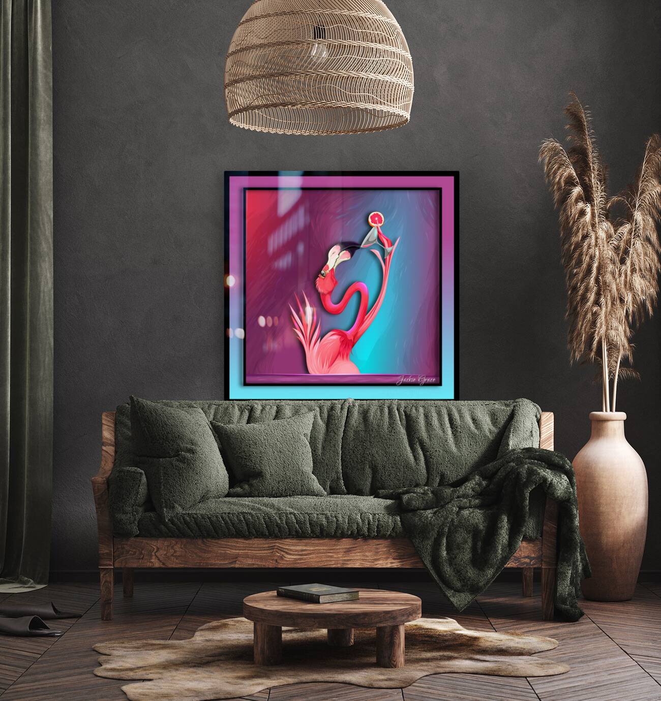Flamingo Fun Reproduction