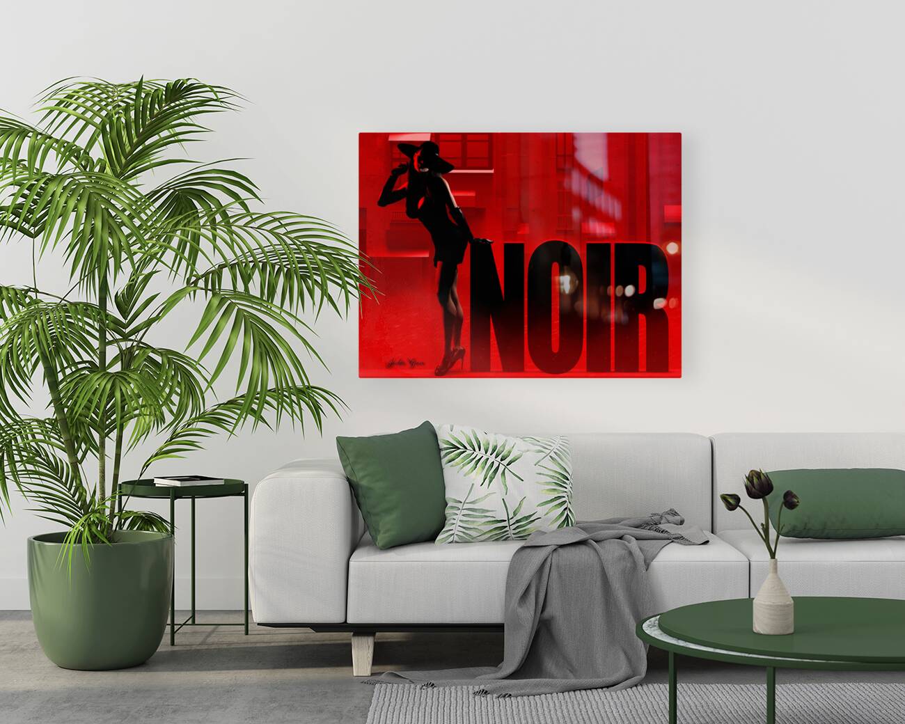 Lady Noir in the Pose  Reproduction