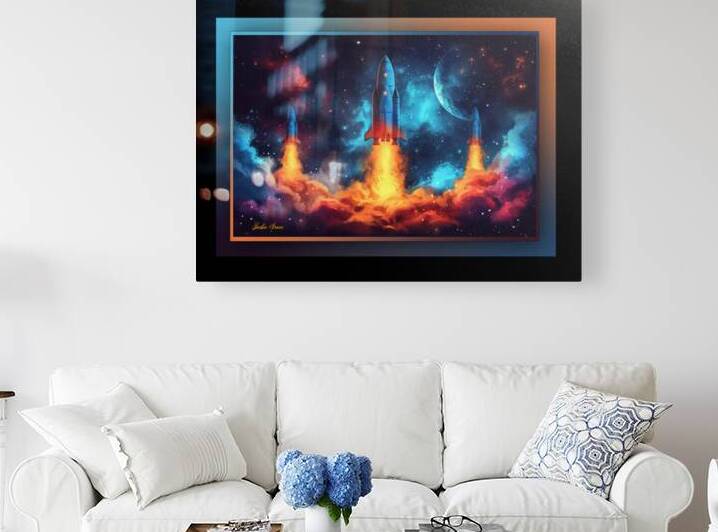 Up In Space 1 Reproduction